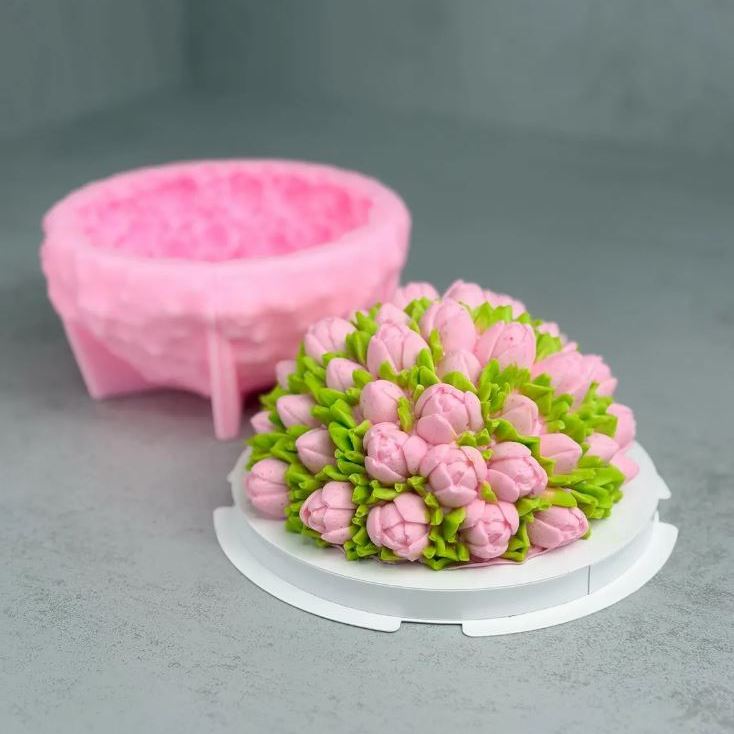 Silikonform Tulpenstrauß Bento 700 ml