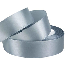 Satinband 2 cm Grau, 33 m Rolle