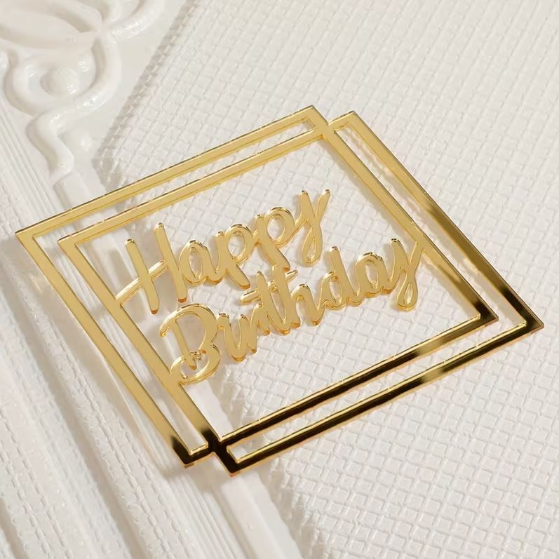 Cake Topper Happy Birthday
