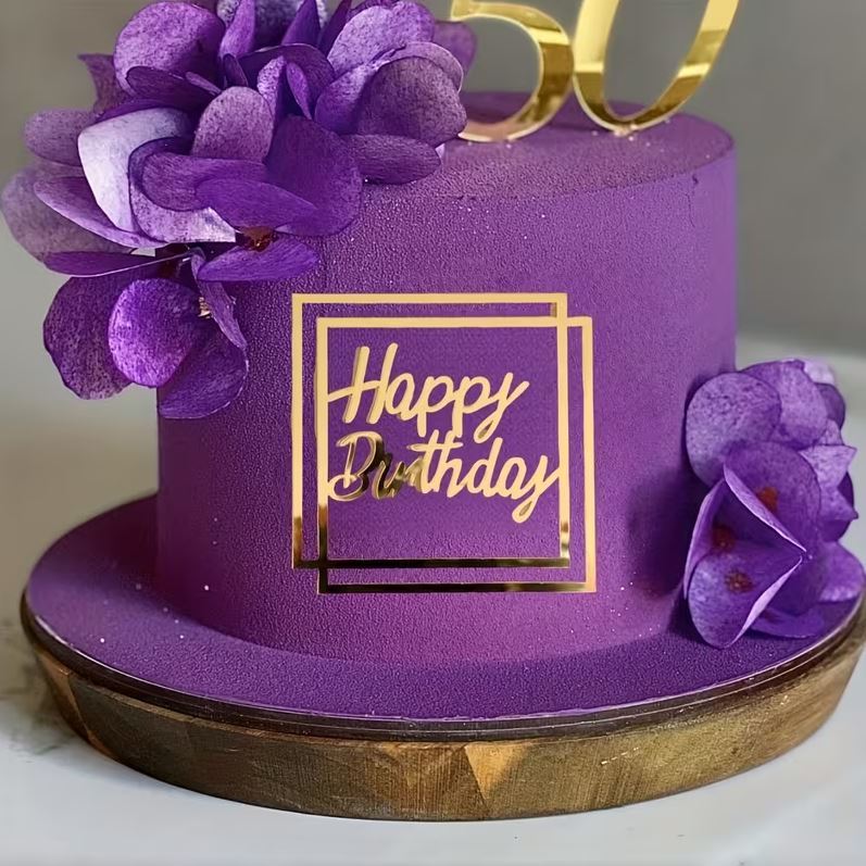 Cake Topper Happy Birthday
