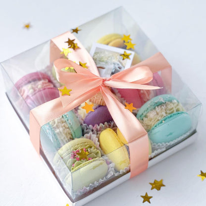 Transparente Box für Dessert 150x150x80 mm/PET