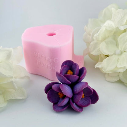 Silikonform Krokus 3D