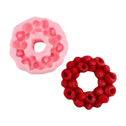 Silikonform Himbeerkranz Mini 3D