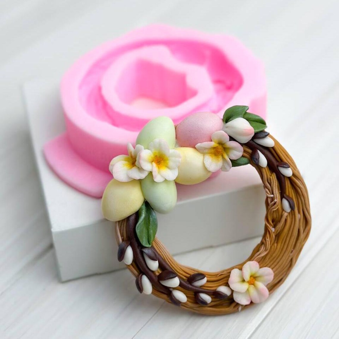 Silikonform Osterkranz