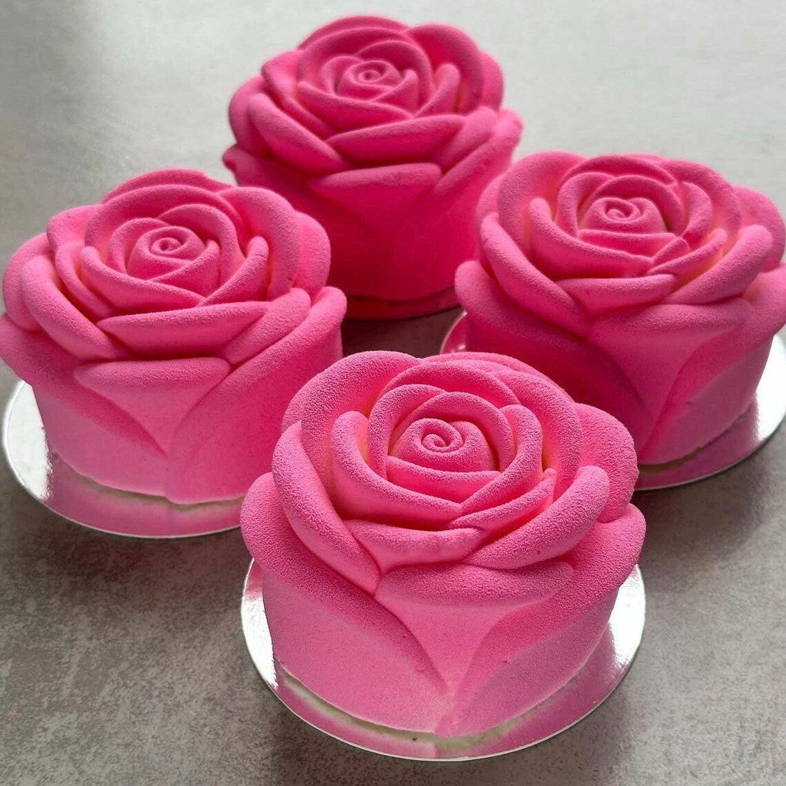 Silikonform Rose Mini 145 ml