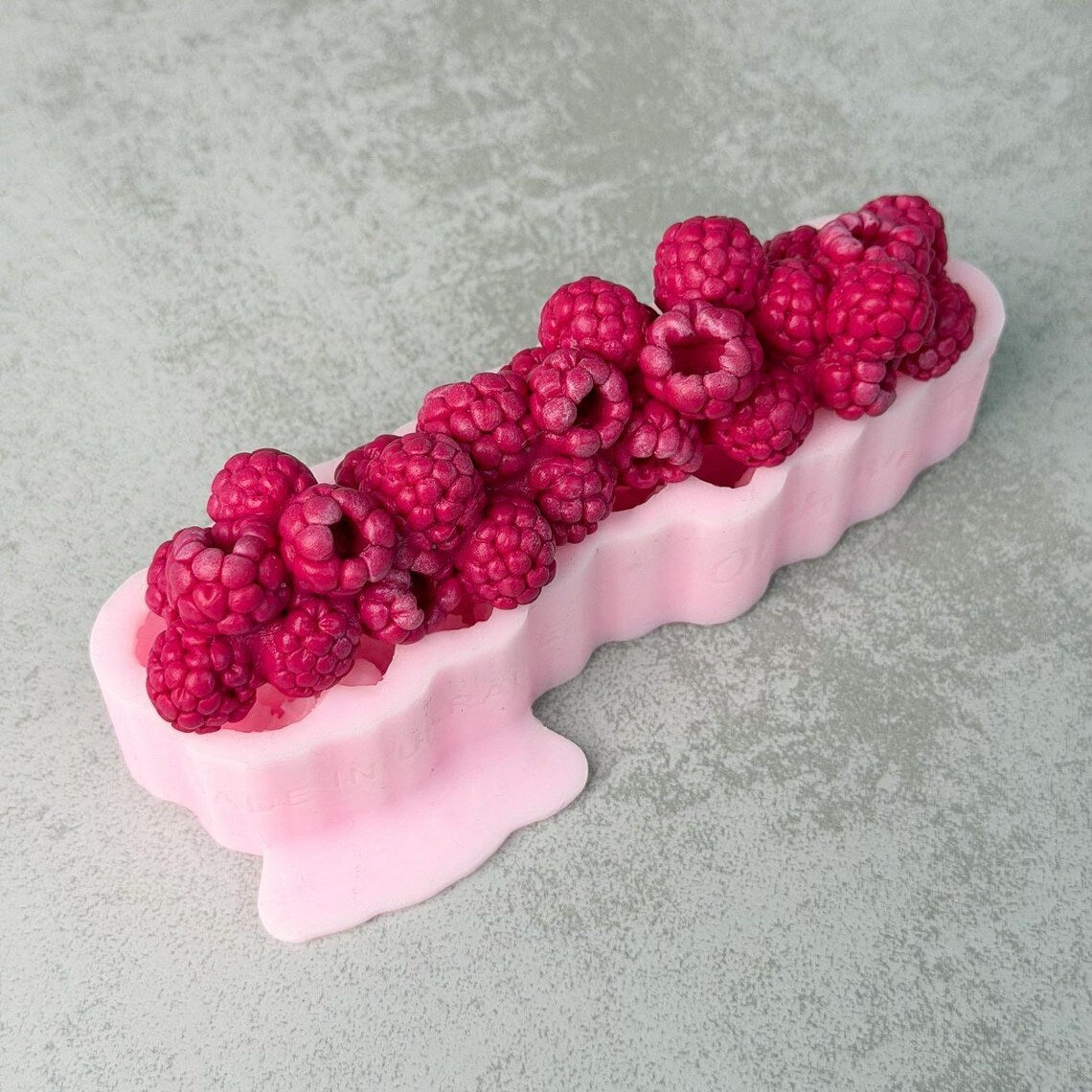 Silikonform Himbeere für Eclairs