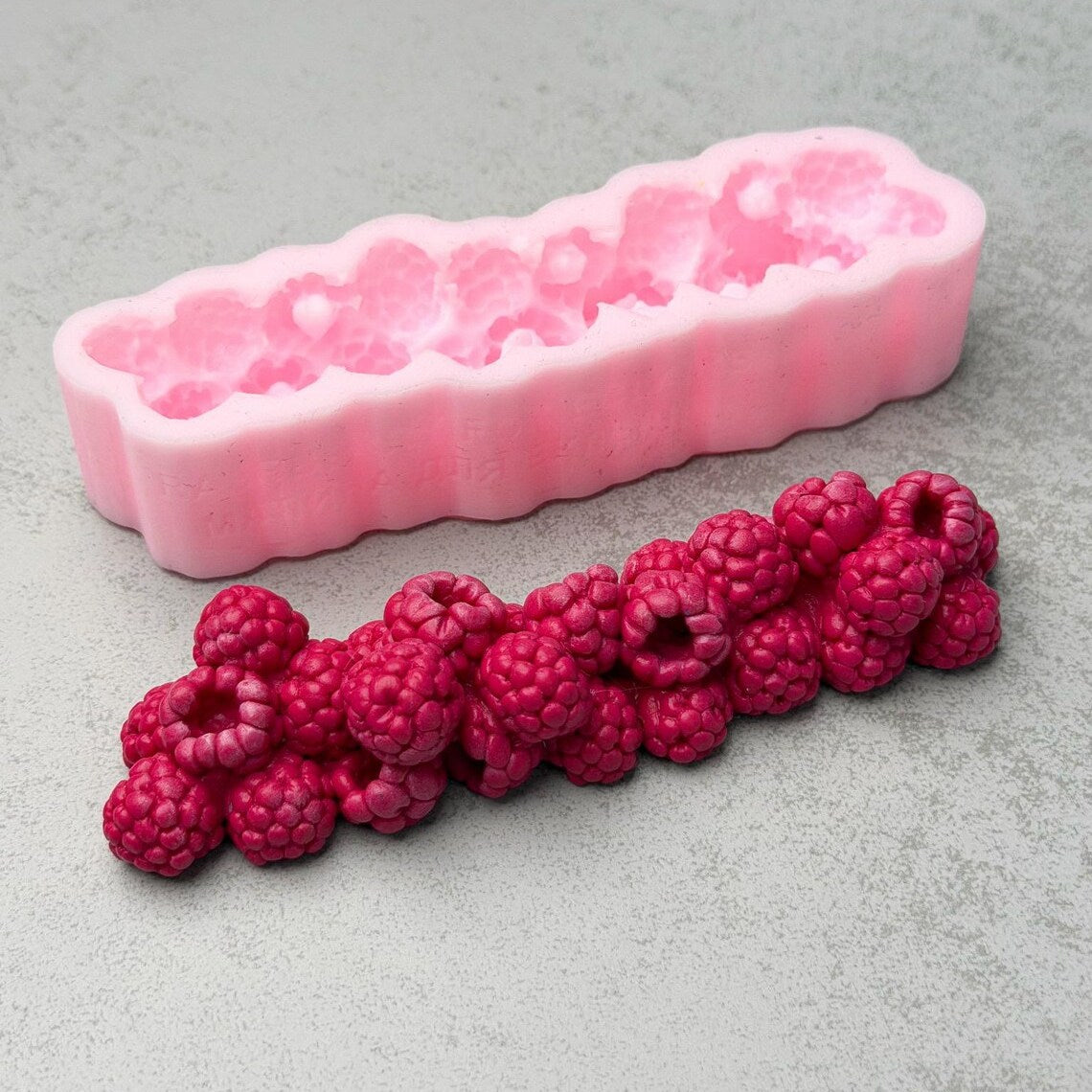 Silikonform Himbeere für Eclairs