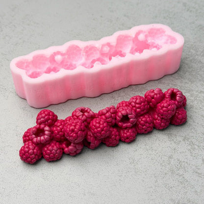 Silikonform Himbeere für Eclairs