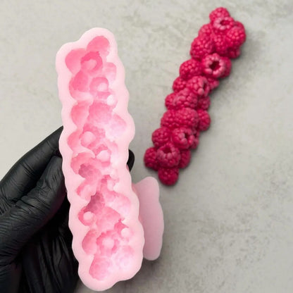 Silikonform Himbeere für Eclairs