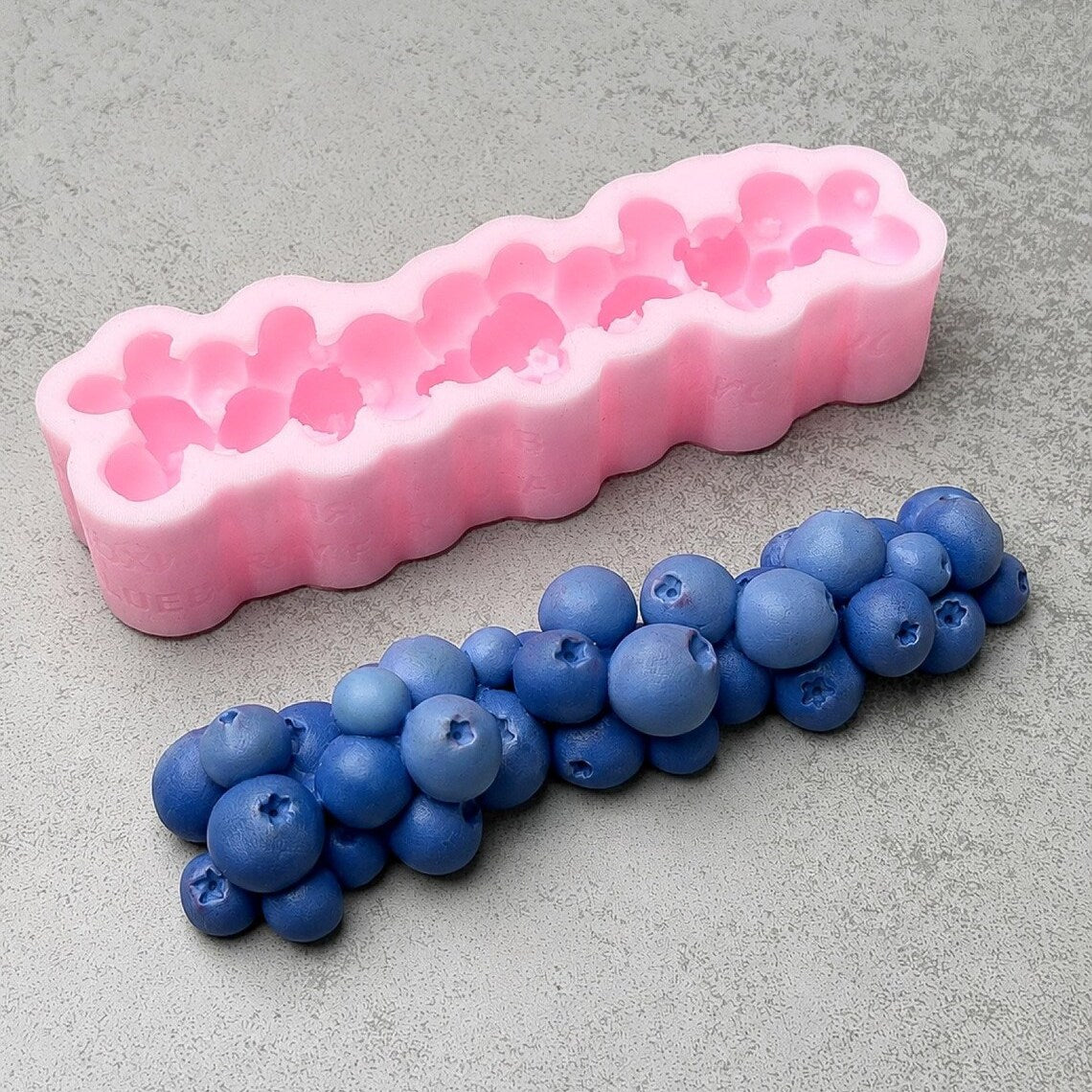 Silikonform Heidelbeere für Eclairs