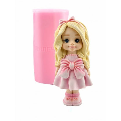 Silikonform Puppe Mädchen 3D