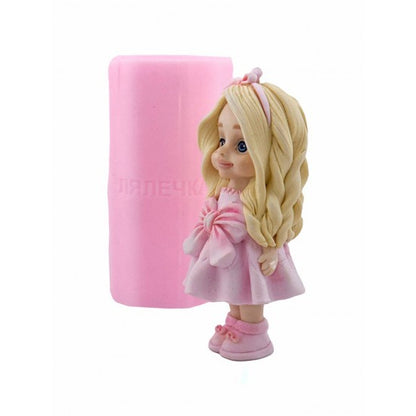 Silikonform Puppe Mädchen 3D